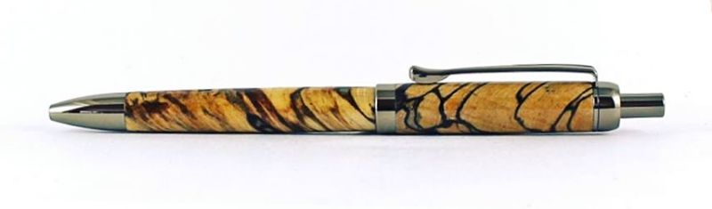 Tempest click ballpoint pen kit with gunmetal fittings